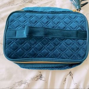 Sonia Kashuk Blue Velvet Zippered Makeup Organizer